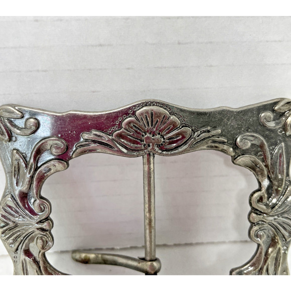 Y2K Metal Belt Buckle 3 1/2" x 3" - Picture 3 of 5